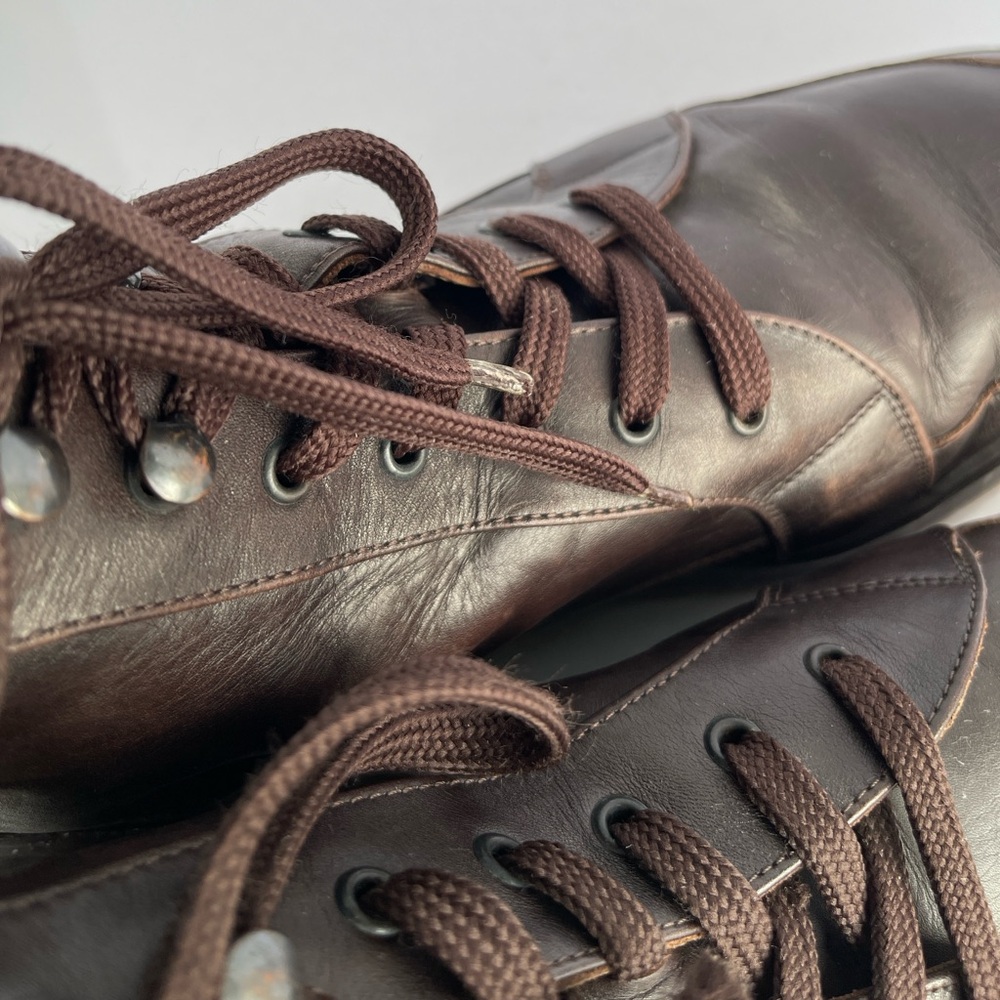 Louis Vuitton Men's Brown Leather Boots 10.5 - Picture 12 of 16